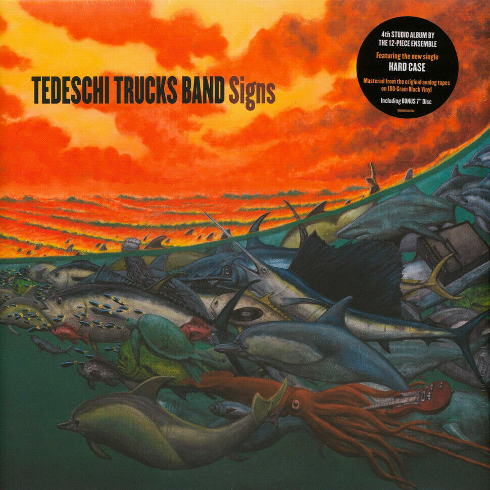 TEDESCHI TRUCKS BAND SIGNS VINILE LP 180 GRAMMI + VINILE 7" NUOVO