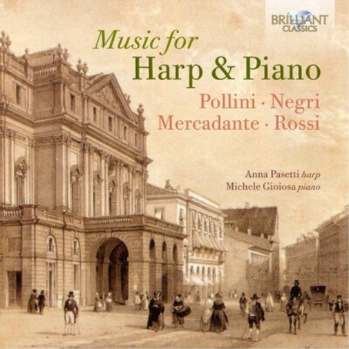 Francesco Pollini Pollini/Negri/Mercadante/Rossi: Music for Harp & Piano (CD)