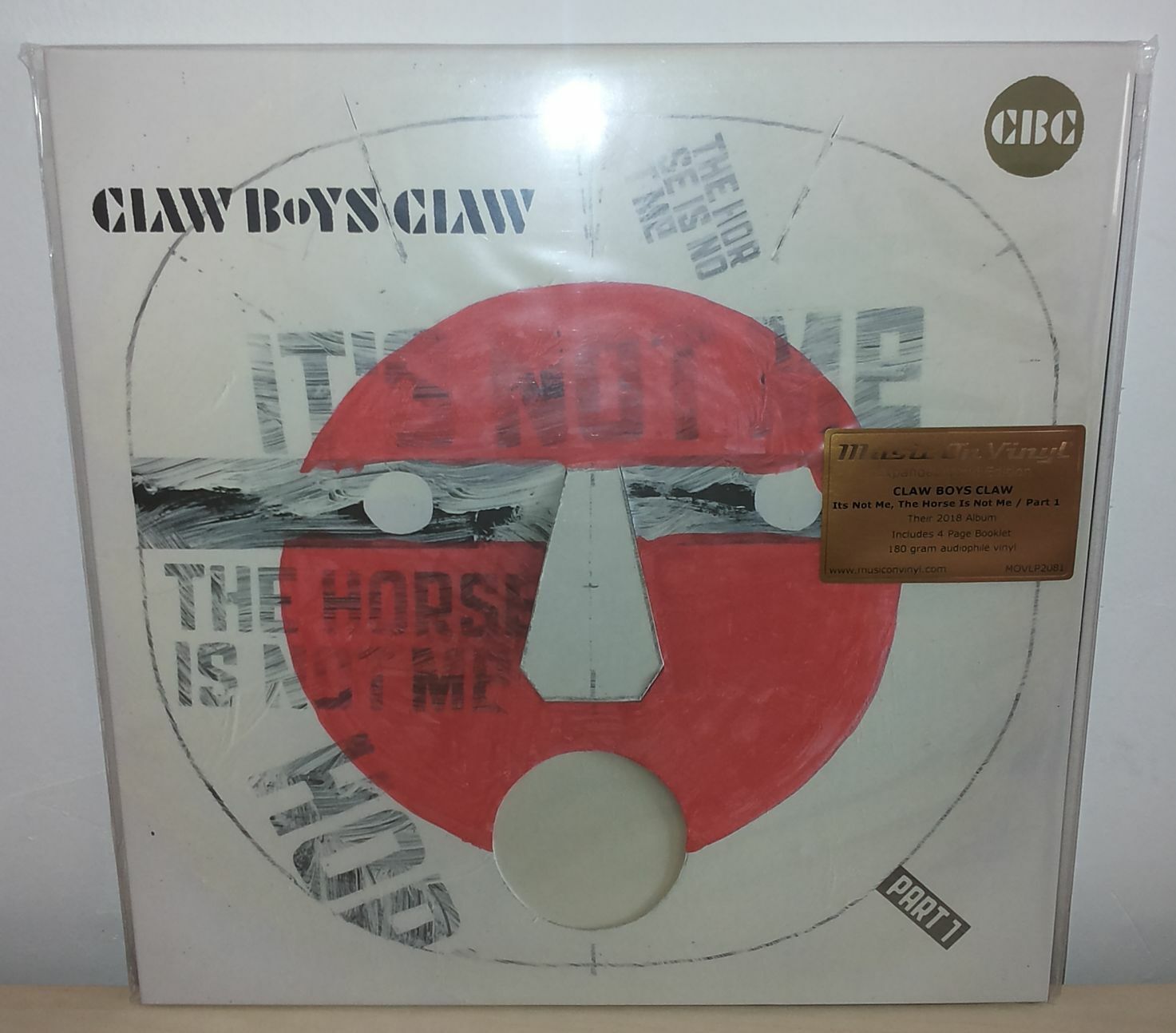 CLAW BOYS CLAW - IT'S NOT ME, THE HORSE IS NOT ME - MOV - MUSIC ON VINYL - LP