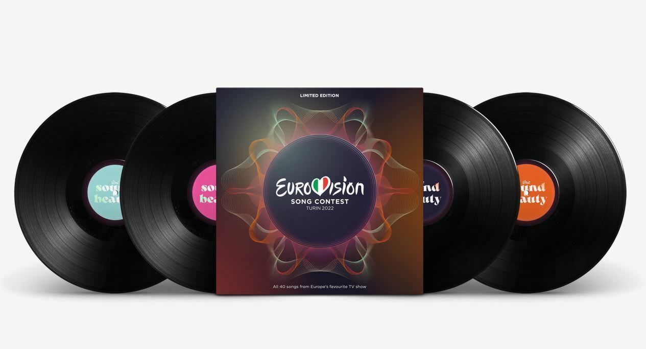 Artisti Vari Eurovision 2022 Turin 4 Vinili Lp Nuovo Sigillato