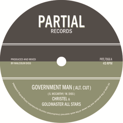 Christel & Goldmaster All Stars Government Man (Alt Cut) (Vinyl LP) 7" Single