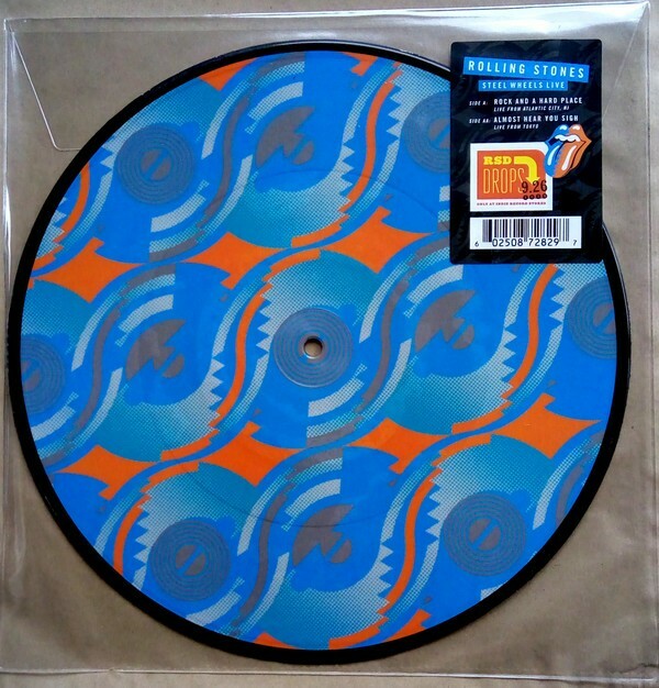 ROLLING STONES - STEEL WHEELS LIVE - 10" PICTURE DISC NUOVO  RSD 2020