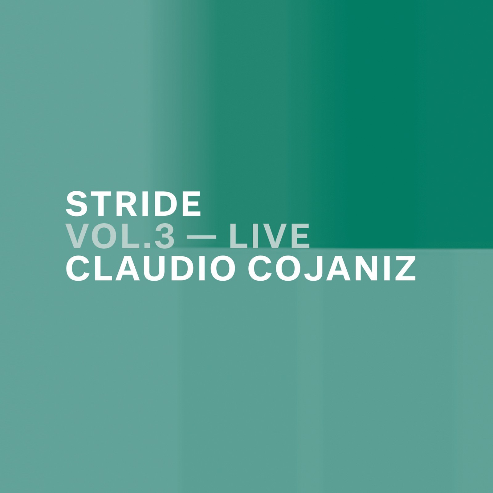 CLAUDIO COJANIZ «Stride Vol. 3 – Live» Caligola 2223