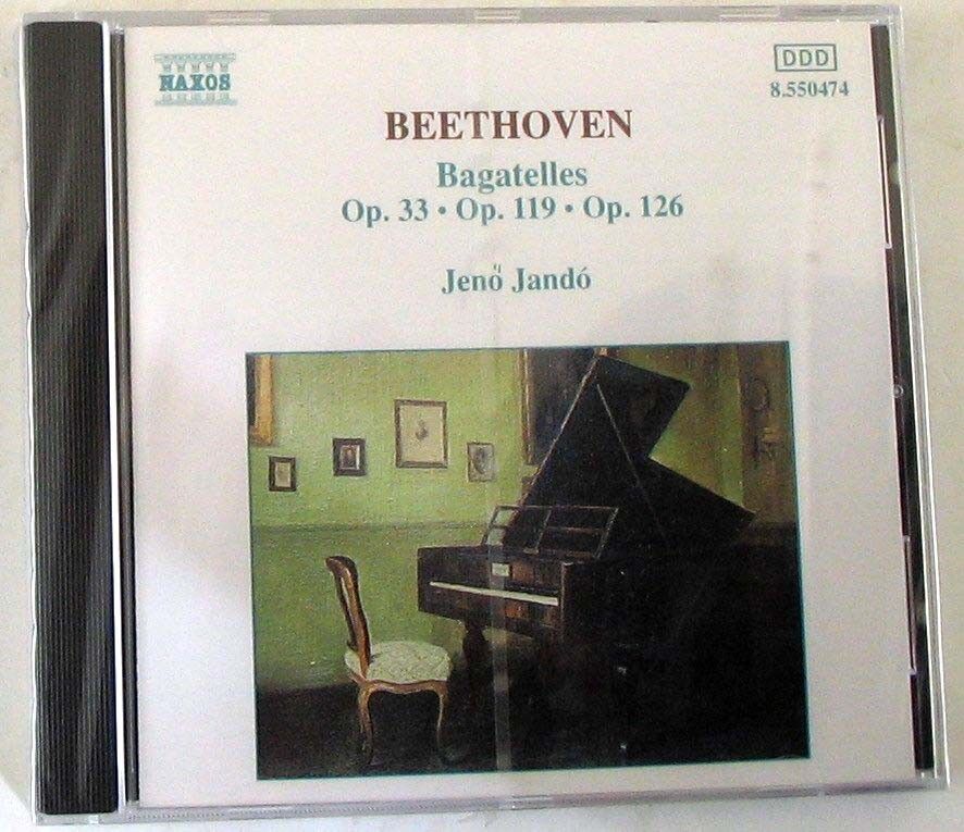BEETHOVEN - BAGATELLES - J.JANDO - CD Never played