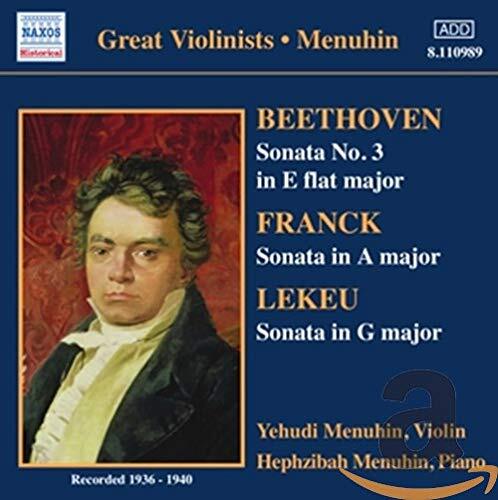 Beethoven:Franck Sonata No. 3/sonata in a Major/sonata in G Major (CD) Album