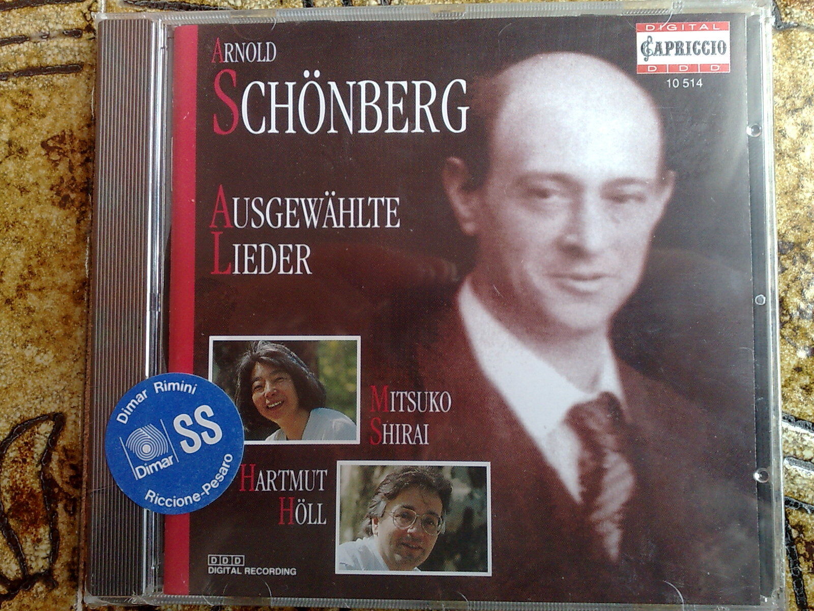 ARNOLD SCHONBERG - AUSGEWAHLTE LIEDER - SELECTED SONGS - CD NUOVO (SEALED)