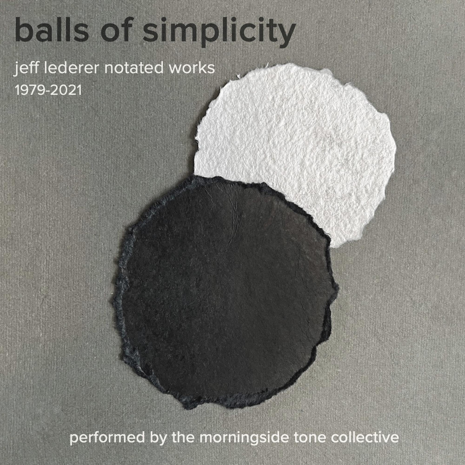 Jeff Lederer Balls of Simplicity (CD)