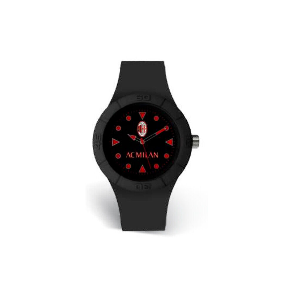 Orologio Uomo AC MILAN P-MN485UNRSilicone Nero OFFICIAL