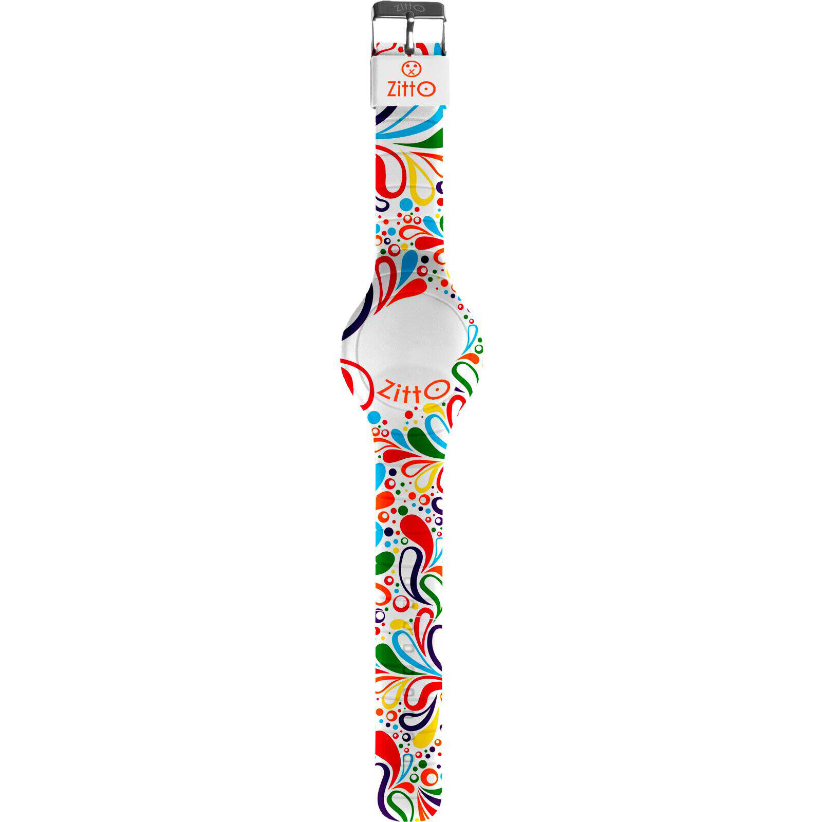 Orologio ZITTO MINI CARAIBY Funky Drops Silicone Colorato 36mm NEW Estate
