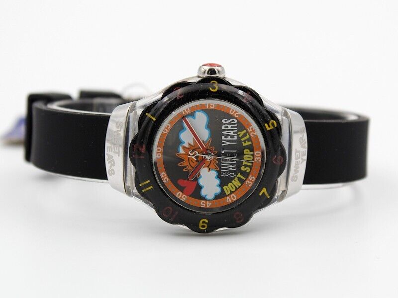 Sweet Years Orologio Bambino Nero PROMO OUTLET Cinturino Silicone NUOVO Regalo