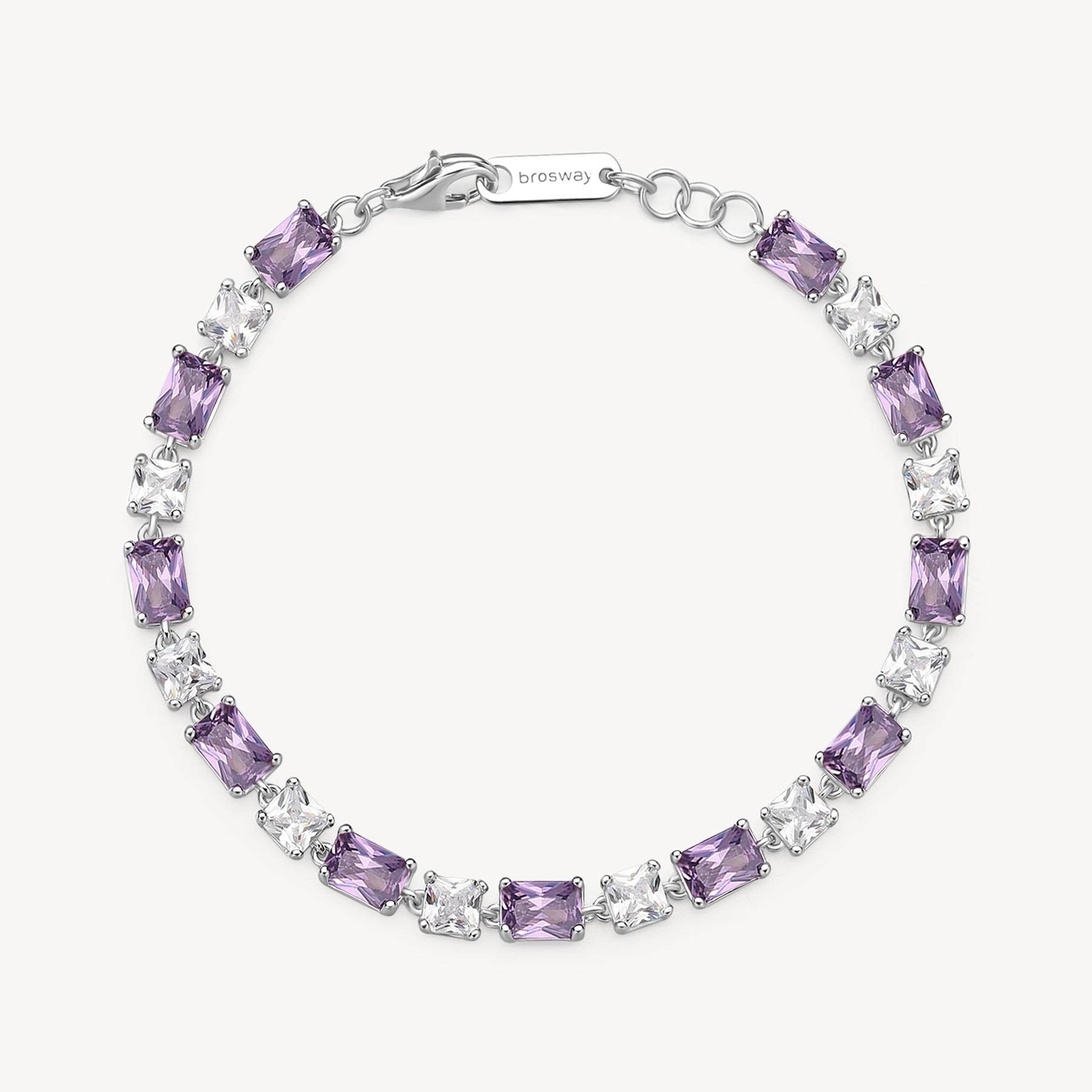 Bracciale Brosway Magic Purple FMP26 Bracelet Argento Donna Tennis Viola