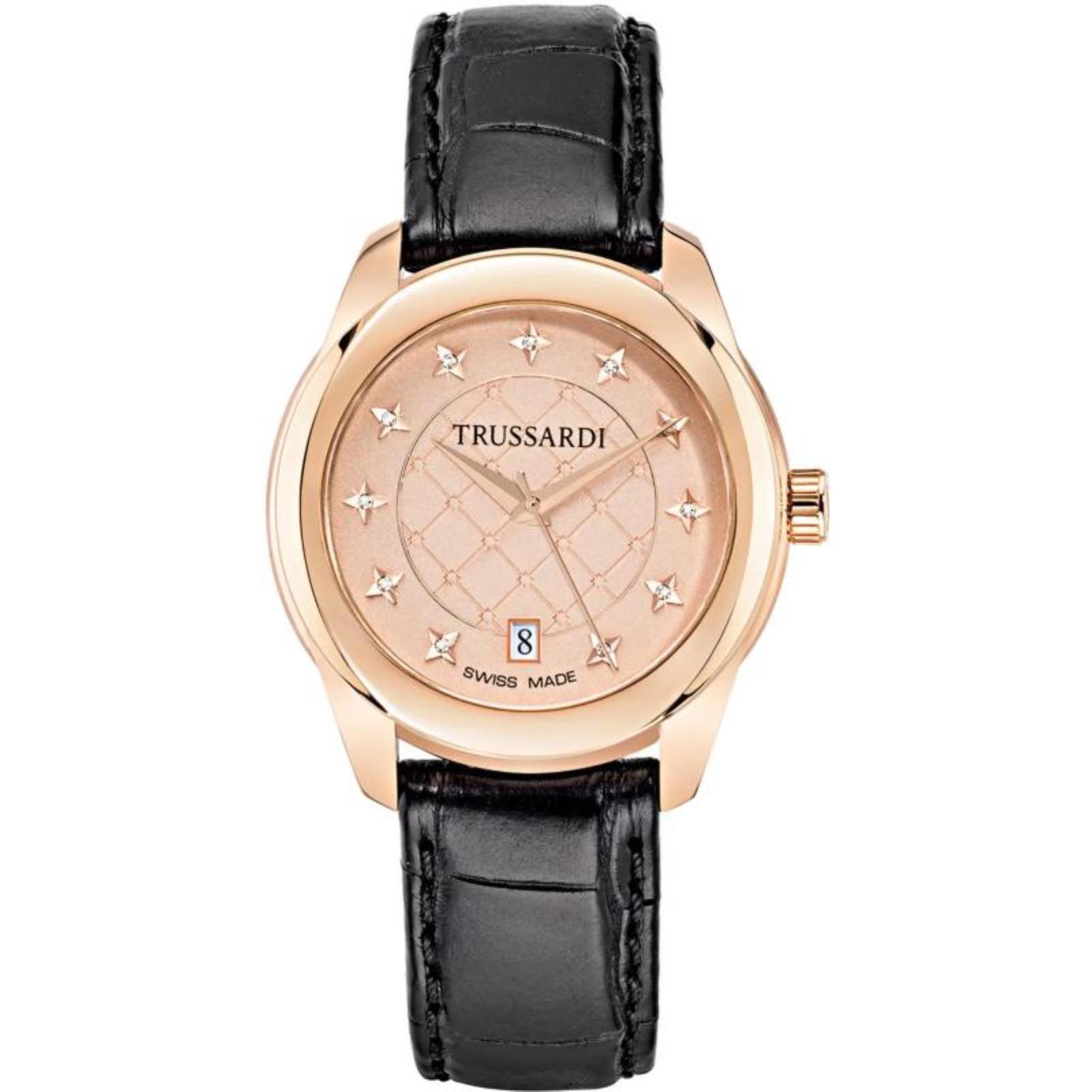 Orologio Donna Solo Tempo TRUSSARDI R2451100501 Cinturino Pelle con Datario