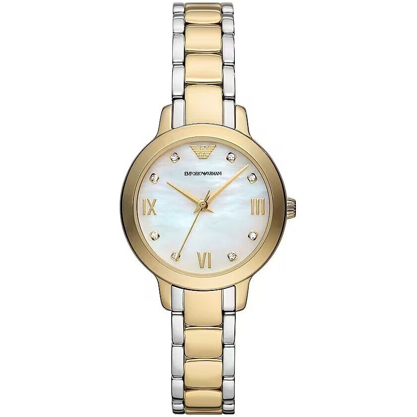 Orologio Donna EMPORIO ARMANI CLEO AR11513 Acciaio Gold Dorato Madreperla