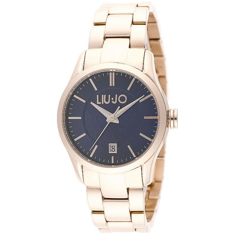LIU JO OROLOGIO SOLO TEMPO TESS GOLD ROSE BLU DONNA TLJ888