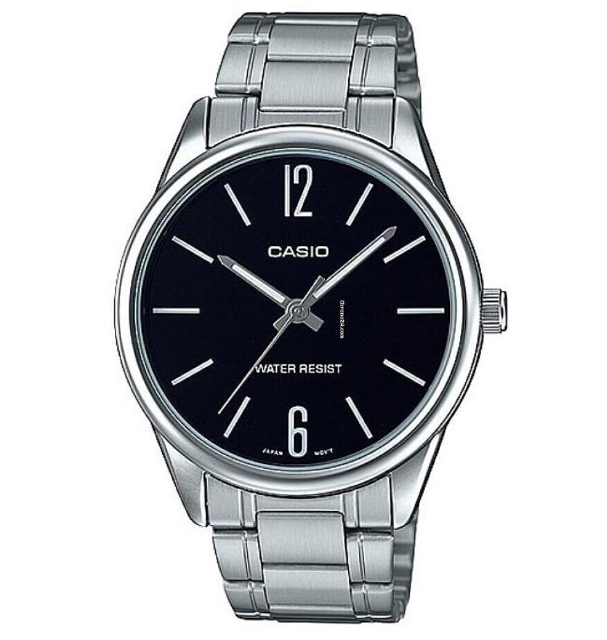 CASIO MTP-V005D-1BUDF OROLOGIO UOMO ACCIAIO NERO 40mm SOTTOCOSTO