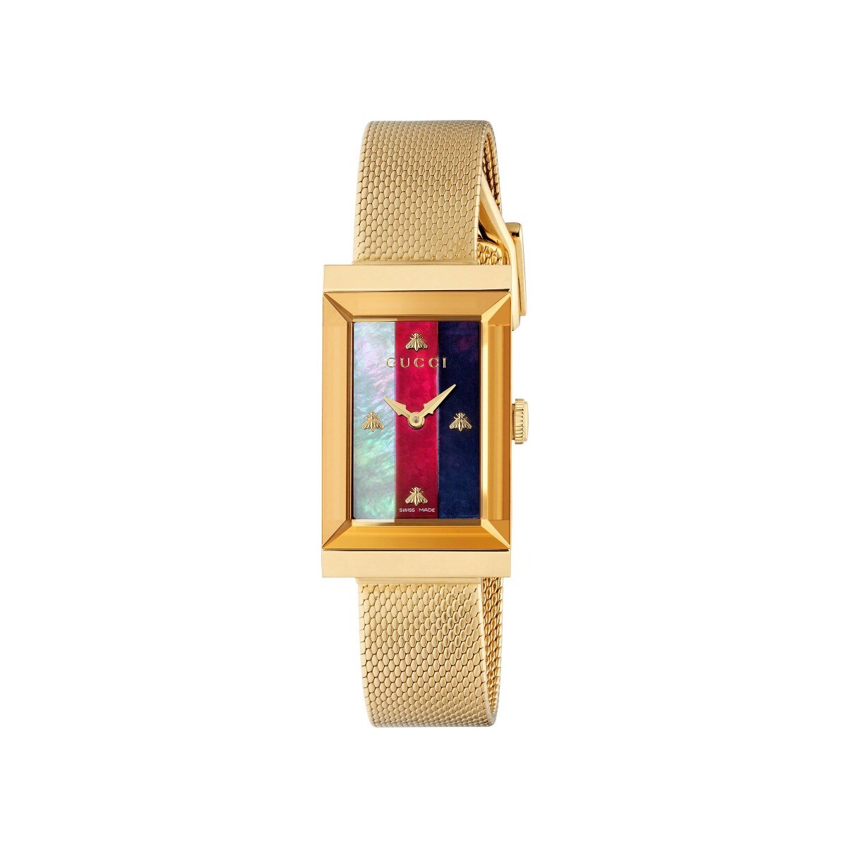 YA147410 Gucci G-Frame / orologio donna / quadrante madreperla web sylvie cre...
