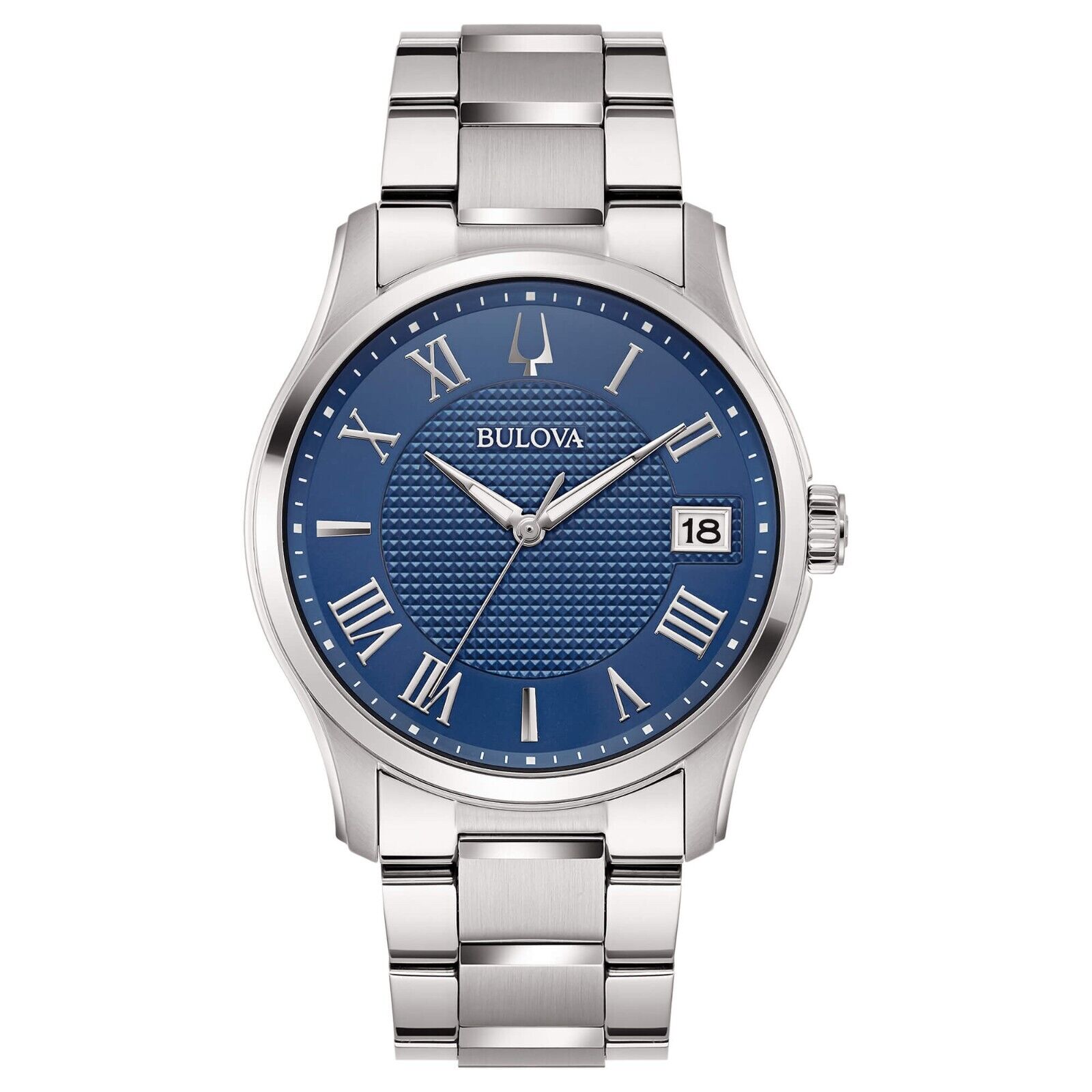 OROLOGIO BULOVA UOMO BRACC. ACCIAIO SUB 30m 96B386
