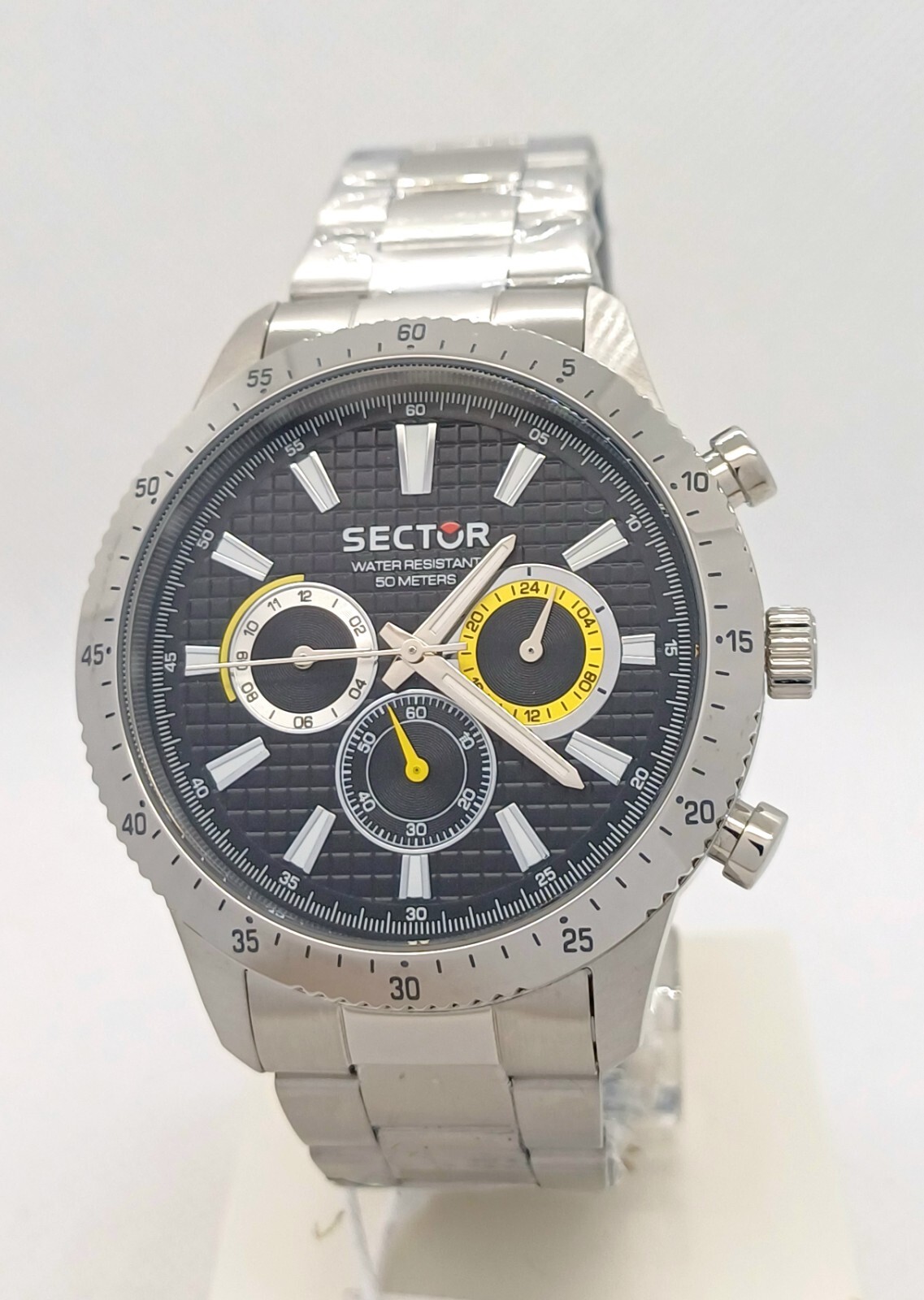 Sector 270 R3253578021,Multifunzione,Acciaio Inossidabile,10ATM,Corona a Scatto