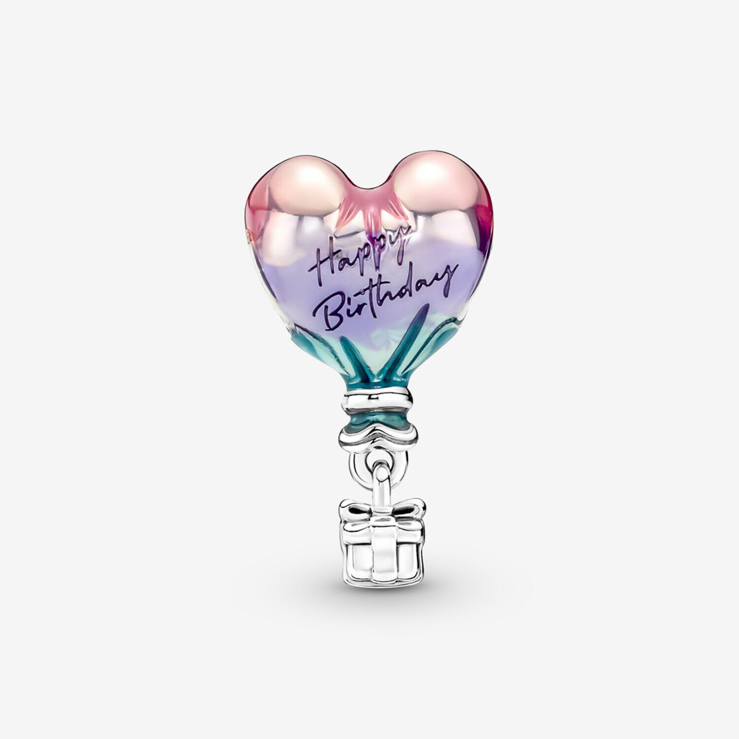 MariaFonte Charm Mongolfiera Happy Birthday Compleanno Argento Compatibile
