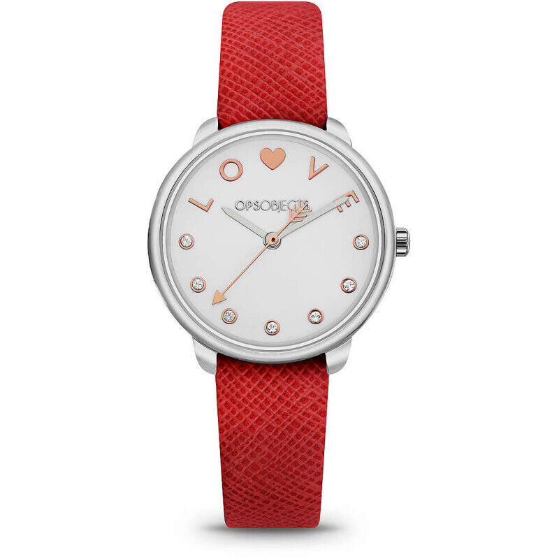OPS OROLOGIO BOLD LOVELY  ROSSO LOOVE DONNA OPSPW-663