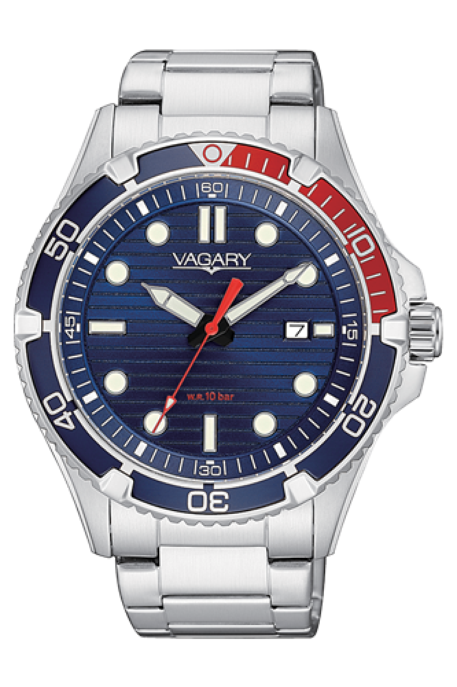 Orologio Vagary Uomo IB8-712-71 Al quarzo Analogico Solo tempo Acciaio