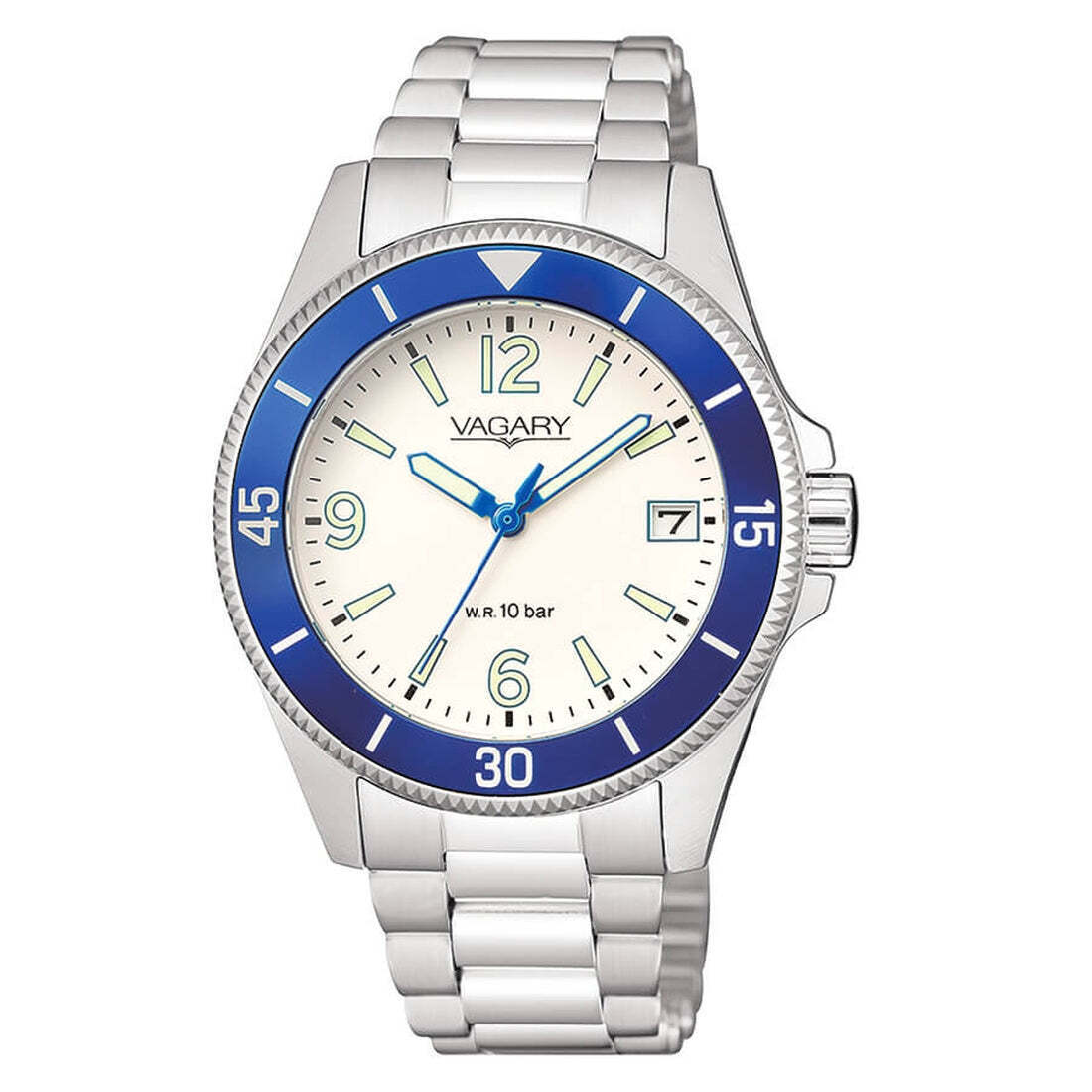 Orologio Vagary unisex VD5-210-11 bianco bracciale president