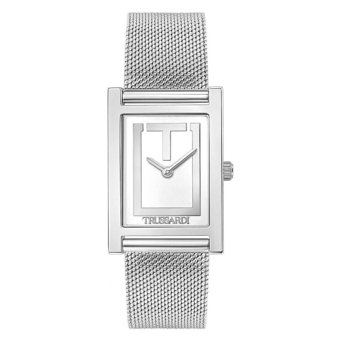 Orologio Donna Trussardi T-Strict R2453155004 Acciaio Rettangolare Maglia Mesh