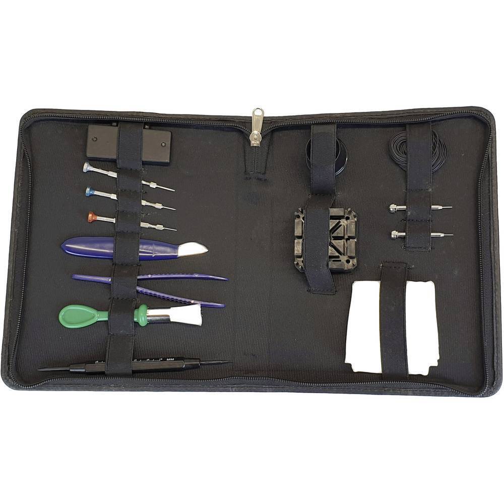 TOOLCRAFT Kit attrezzi di precisione per orologiaio 114 parti