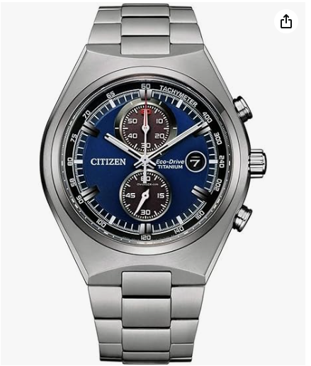 Orologio Citizen Uomo Acciaio Eco Drive Titanium Cronografo CA7090-87L