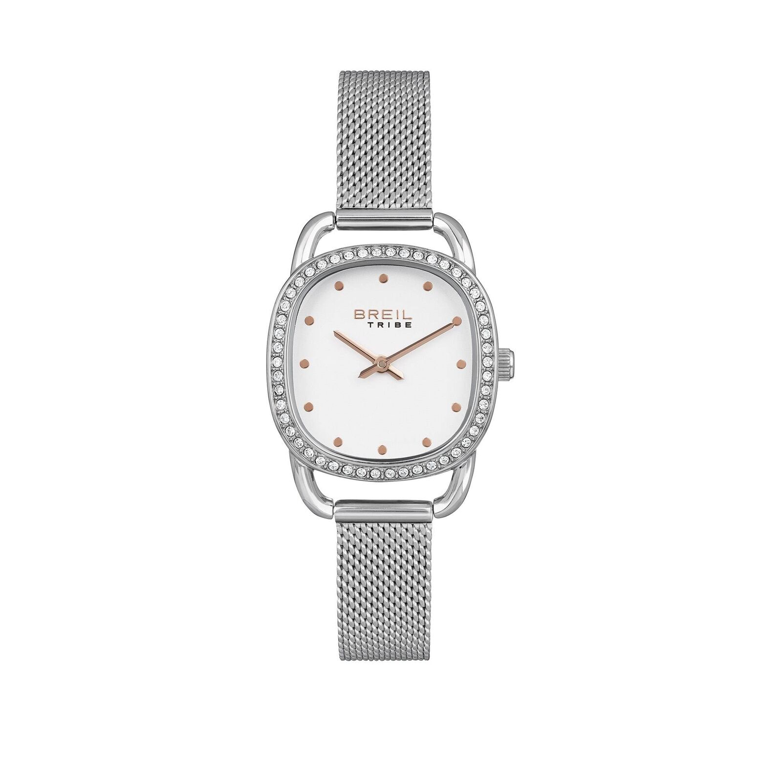 Orologio Breil Tribe Penelope EW0491 Watch Donna maglia Milanese zirconi 28 mm