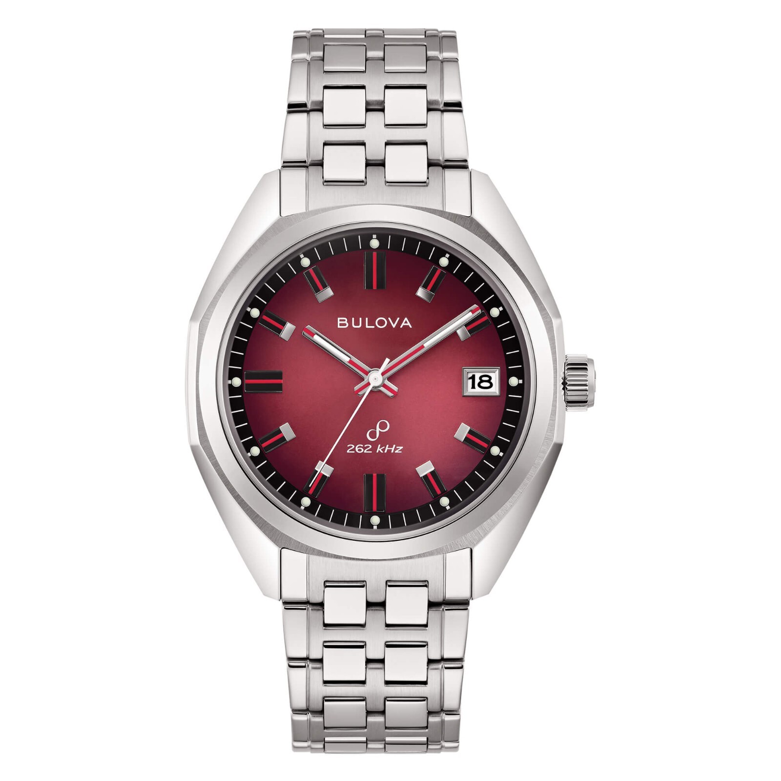 Orologio Bulova 96B401 Jet Star bordeaux movimento HPQ