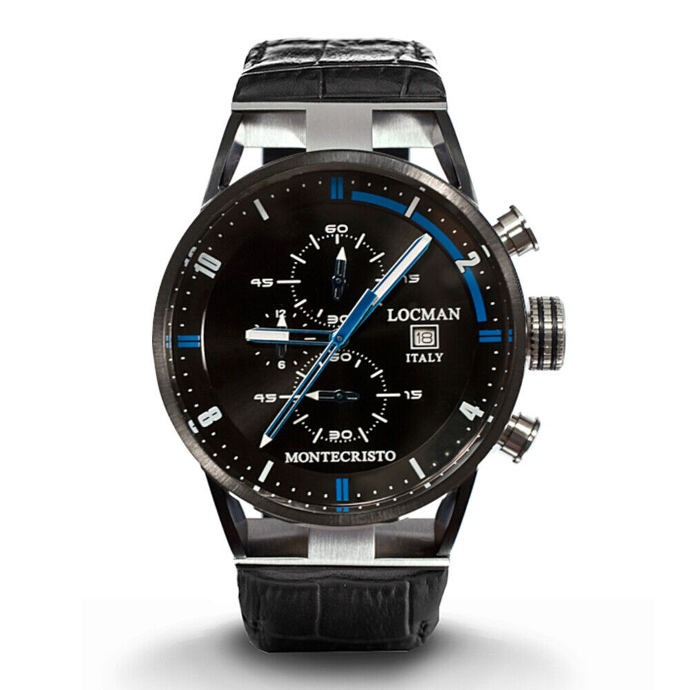Orologio Cronografo Uomo Montecristo Nero Locman - 0510KNBKFBL0PSK