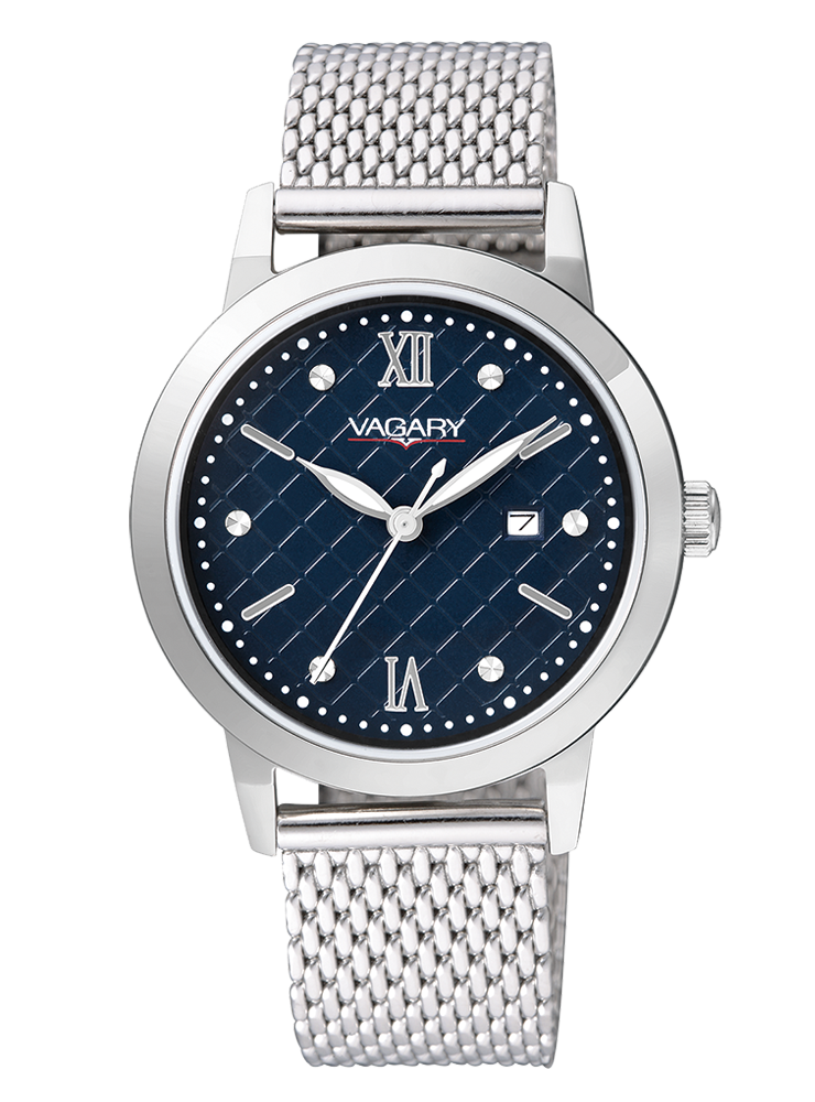 Orologio Solo Tempo VAGARY Flair IU1-115-71 Acciaio Maglia Milano Donna Quarzo