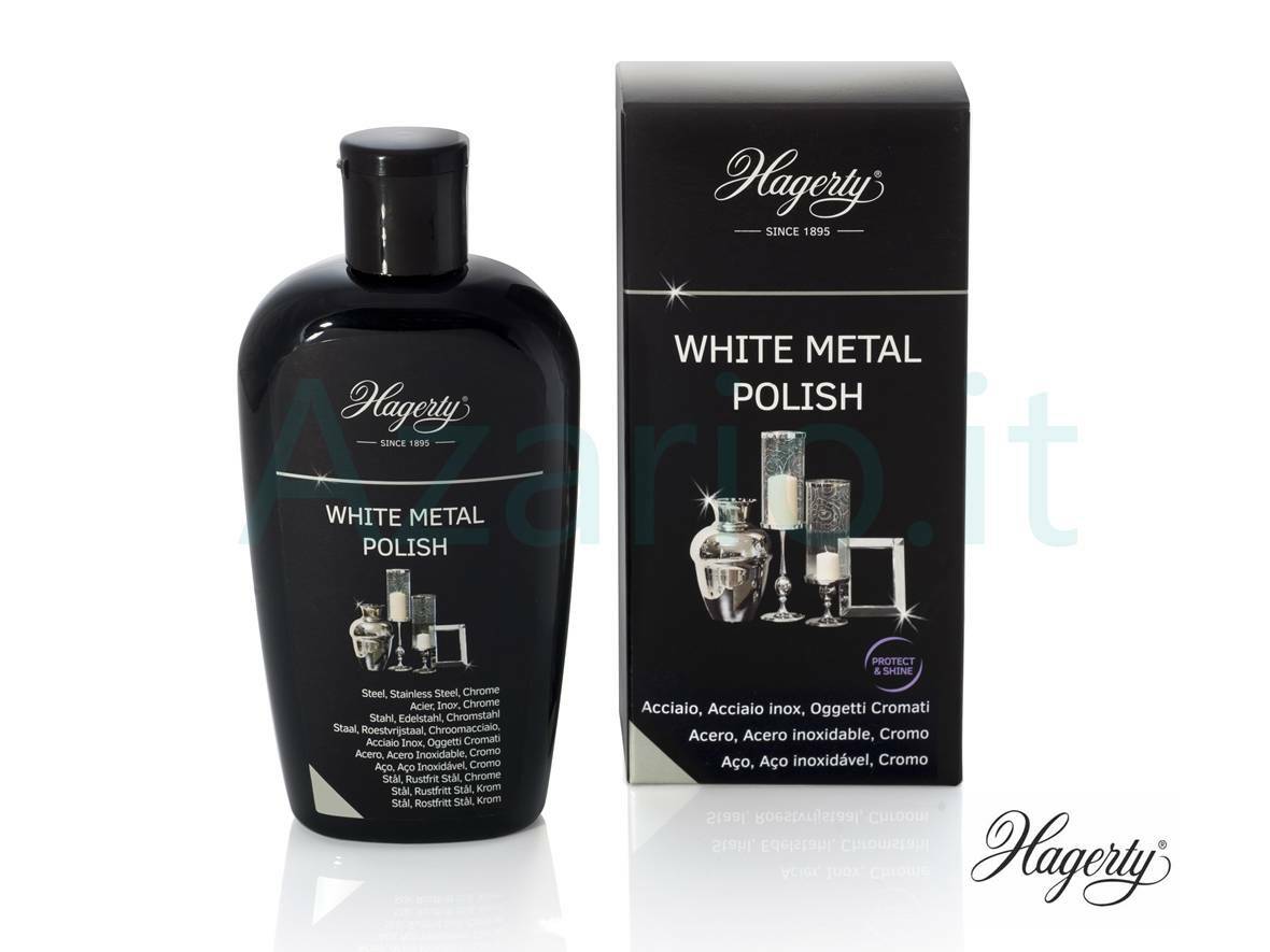 Hagerty White Metal Polish crema pulizia cromature ed acciaio inox - 250 ml