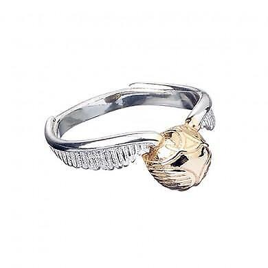 HARRY POTTER - Anello in Acciao Inox BOCCINO D'ORO Taglia L - Prodotto Ufficiale