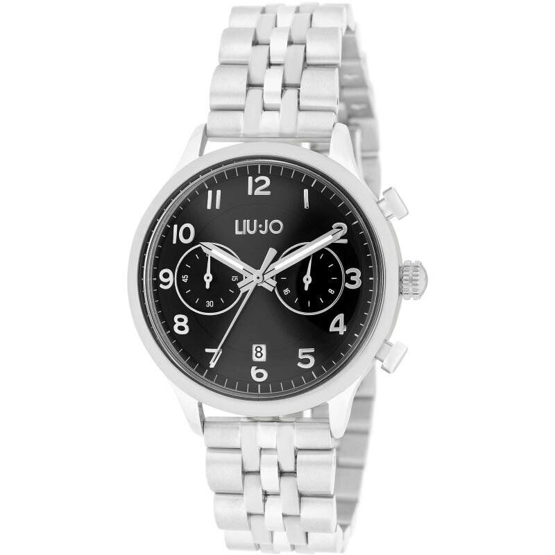 Orologio LIU JO Luxury DELAY TLJ1835 Chrono Bracciale Acciaio Nero 38mm
