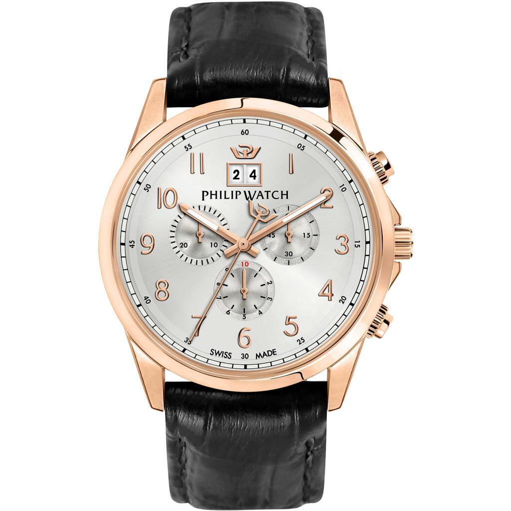Orologio Uomo Cronografo al Quarzo Philip Watch Collezione Capetown in Pvd Rose'