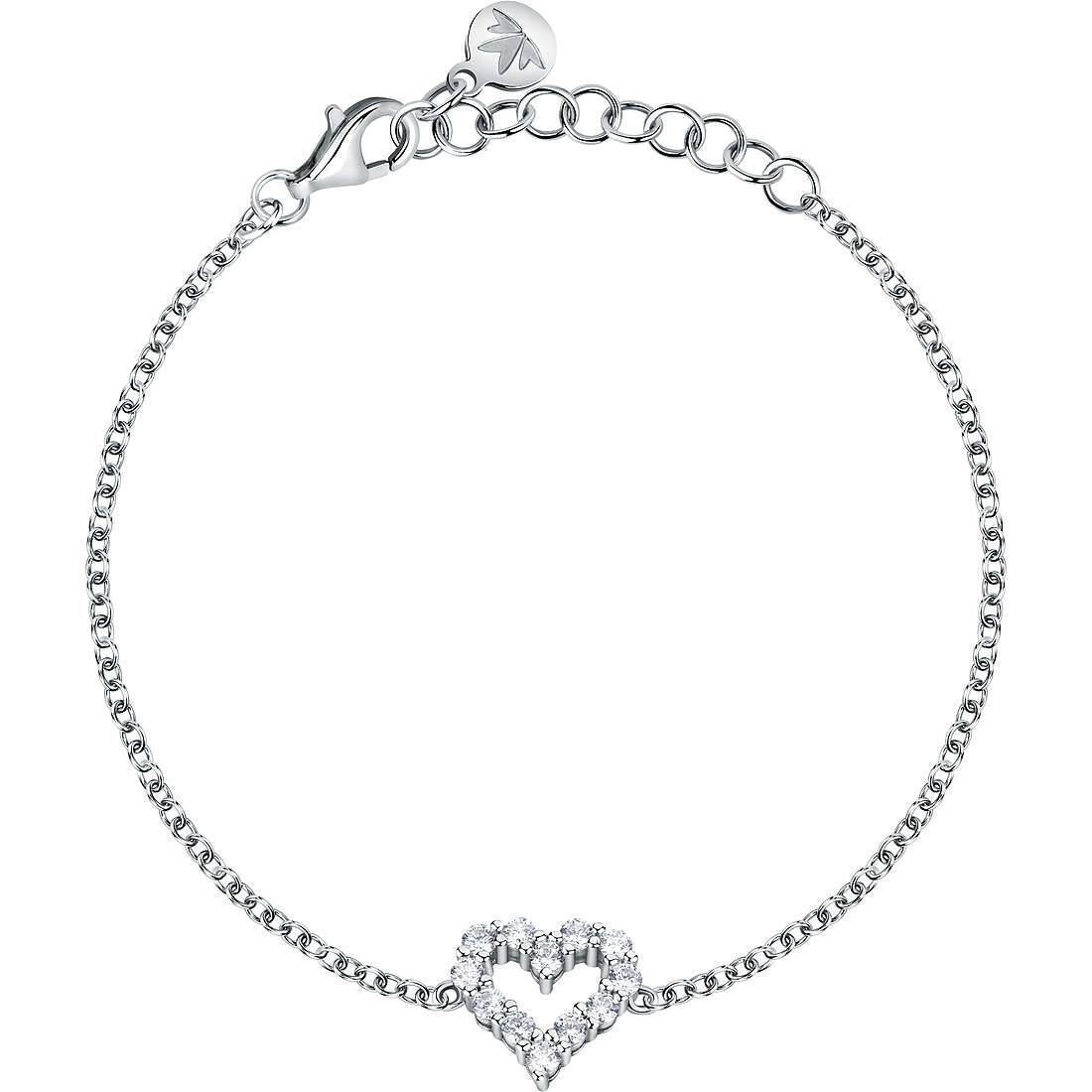 Bracciale Morellato Tesori SAIW131 Bracelet Donna Argento Zirconi Cuore