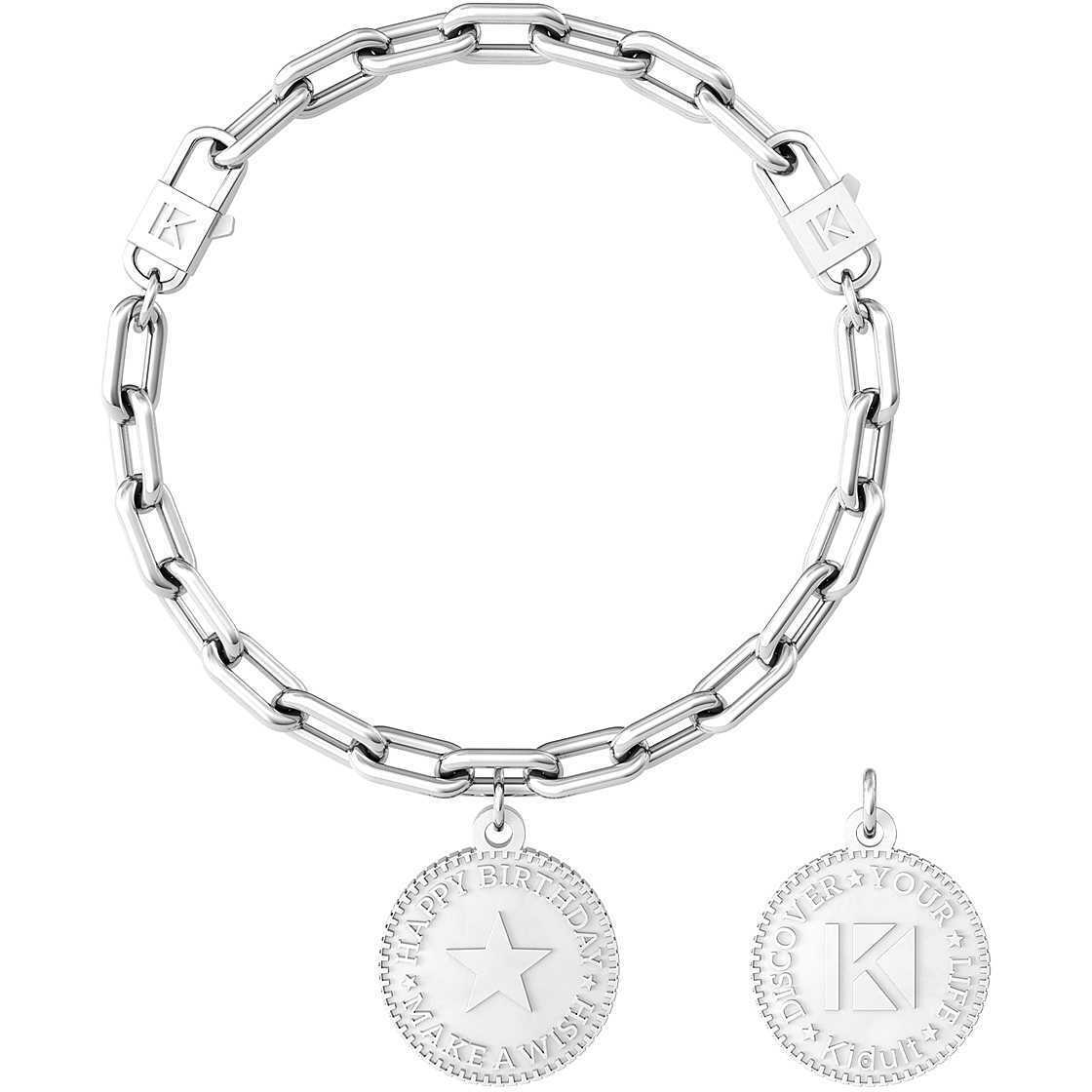 Bracciale Donna KIDULT SPECIAL MOMENTS 731954 Acciaio Compleanno F.P.