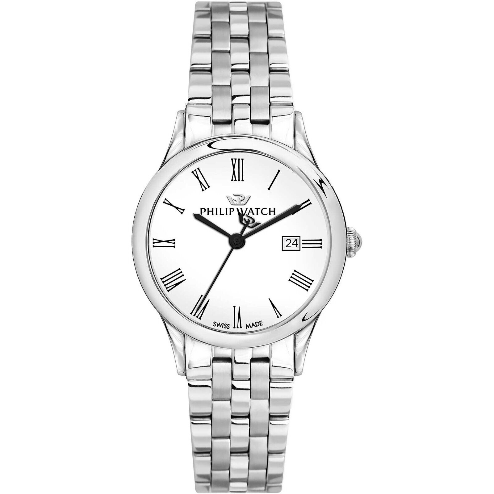 Orologio Donna Philip Watch MARILYN R8253211501 Acciaio Datario e Numeri Romani