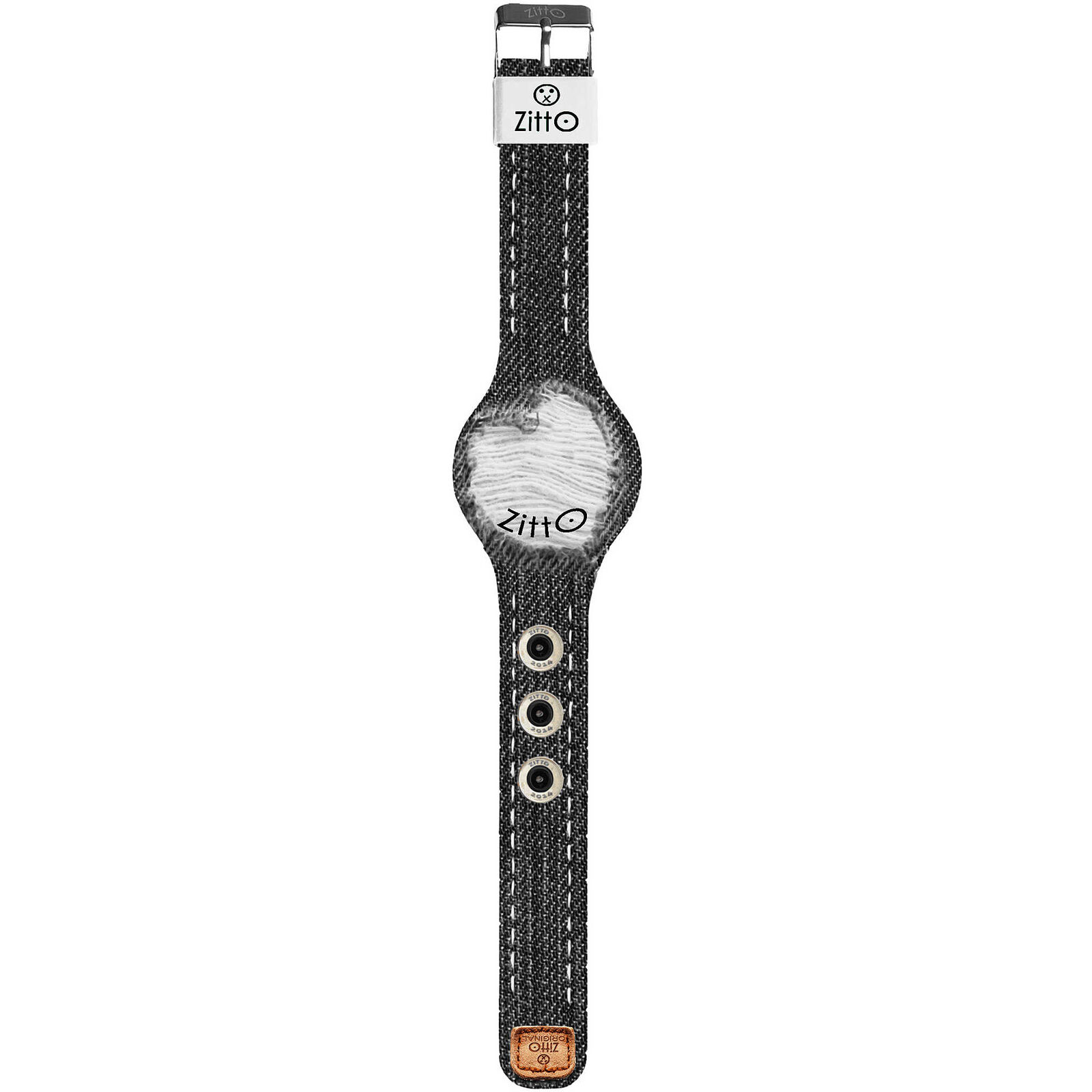 Orologio ZITTO MINI STREET EDITION KA Black Jacket Silicone Nero 36mm Jeans