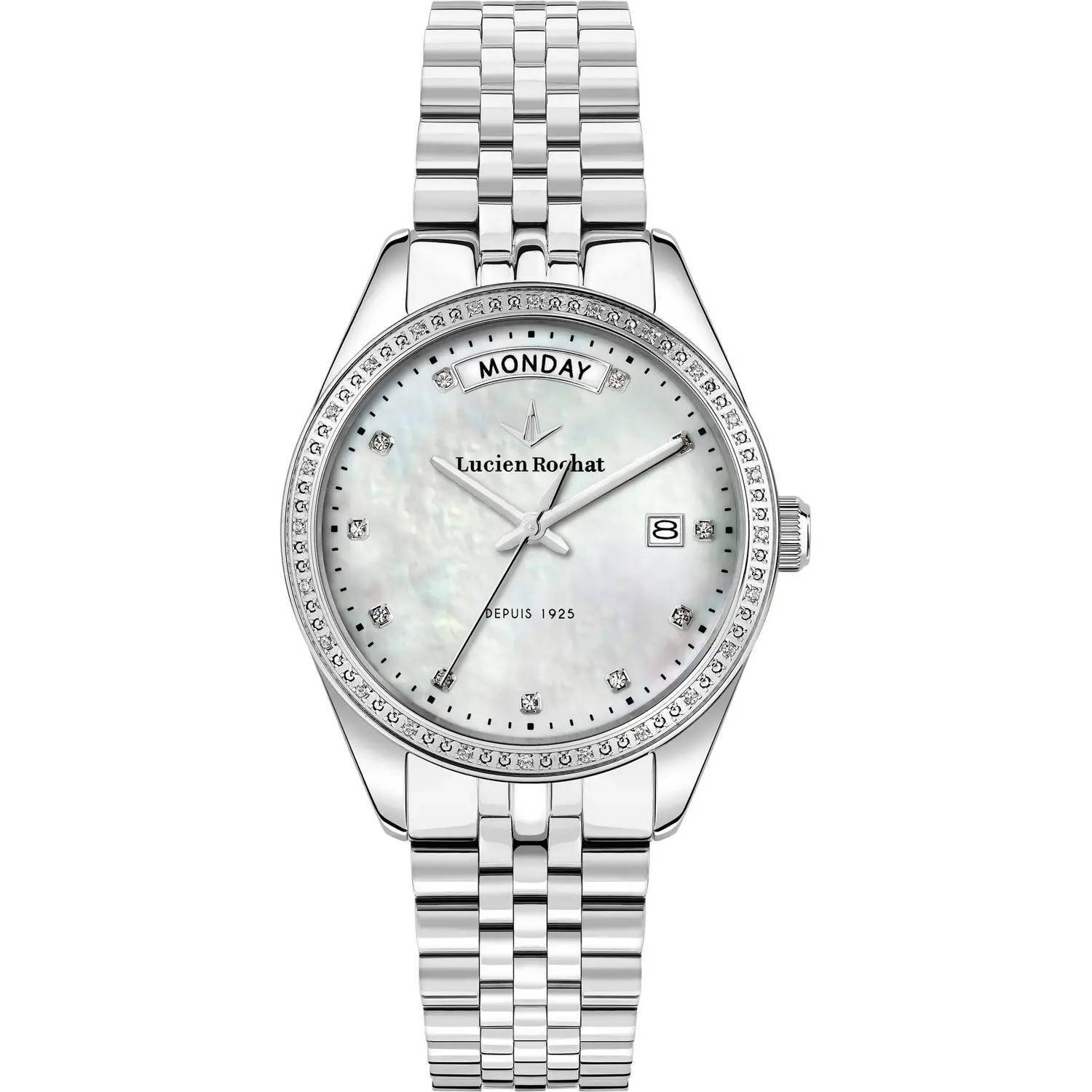Orologio Lucien Rochat Madame R0453114518 Watch Acciaio Diamanti 35mm Donna