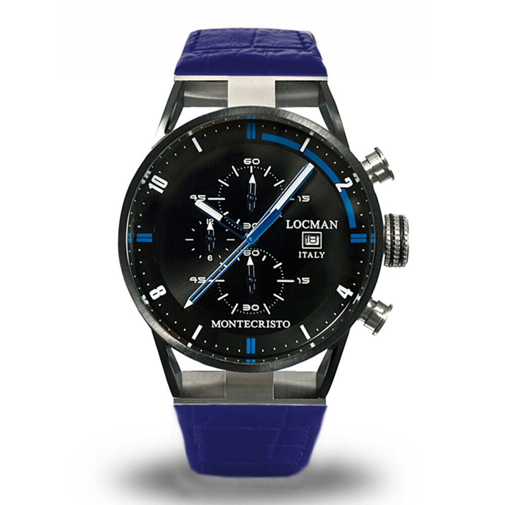 Orologio Cronografo Uomo Montecristo Blu Locman - 0510KNBKFBL0PSB