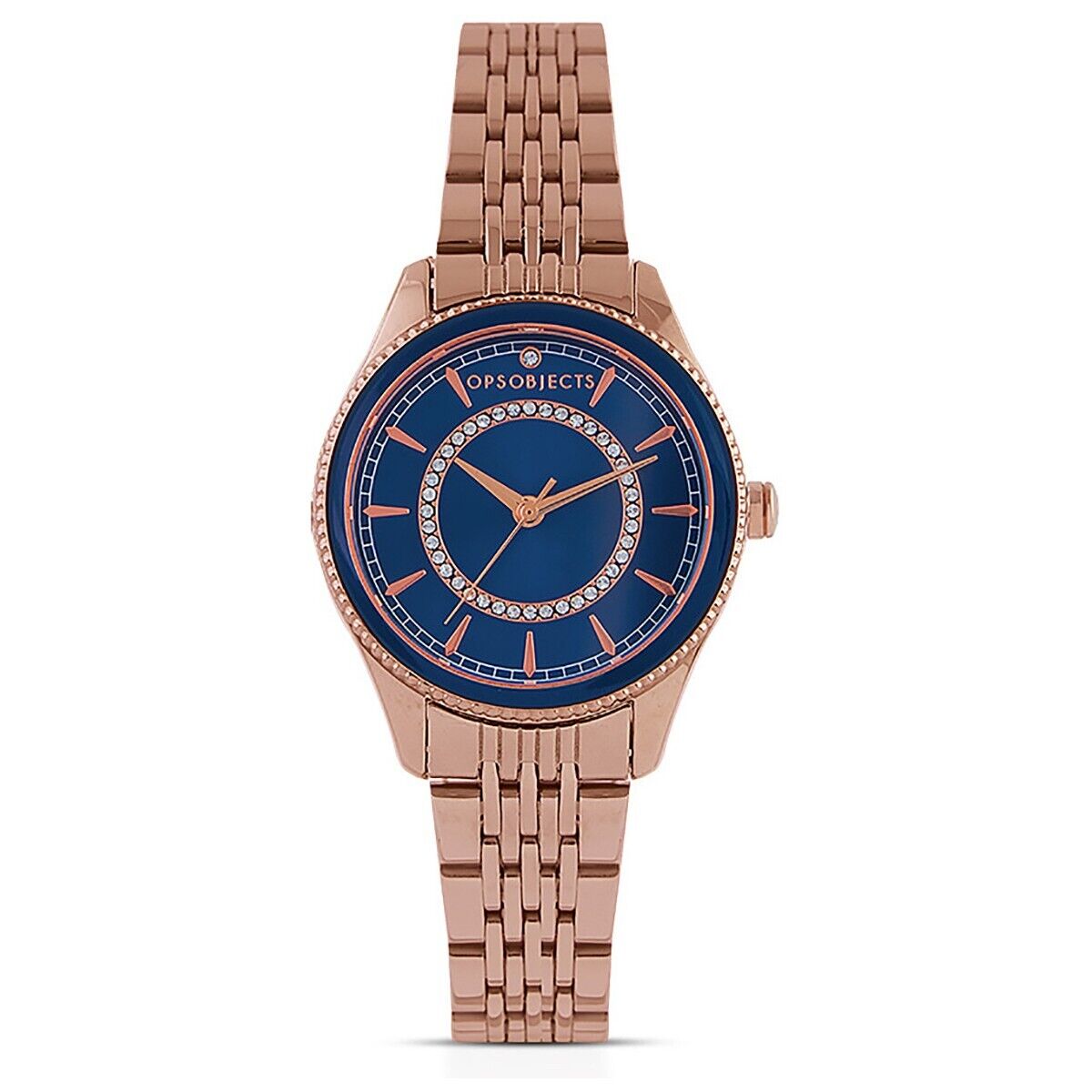 Orologio Donna OPS OBJECTS Paris Fall OPSPW-843 Oro Rosa Quadrante + Lunetta Blu