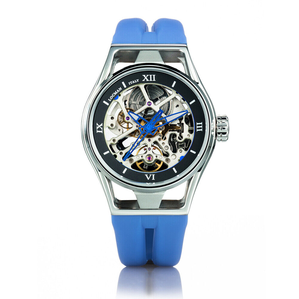 Orologio Uomo Automatico Skeleton Montecristo Blu Locman - 0538A20S00ANSKSIS