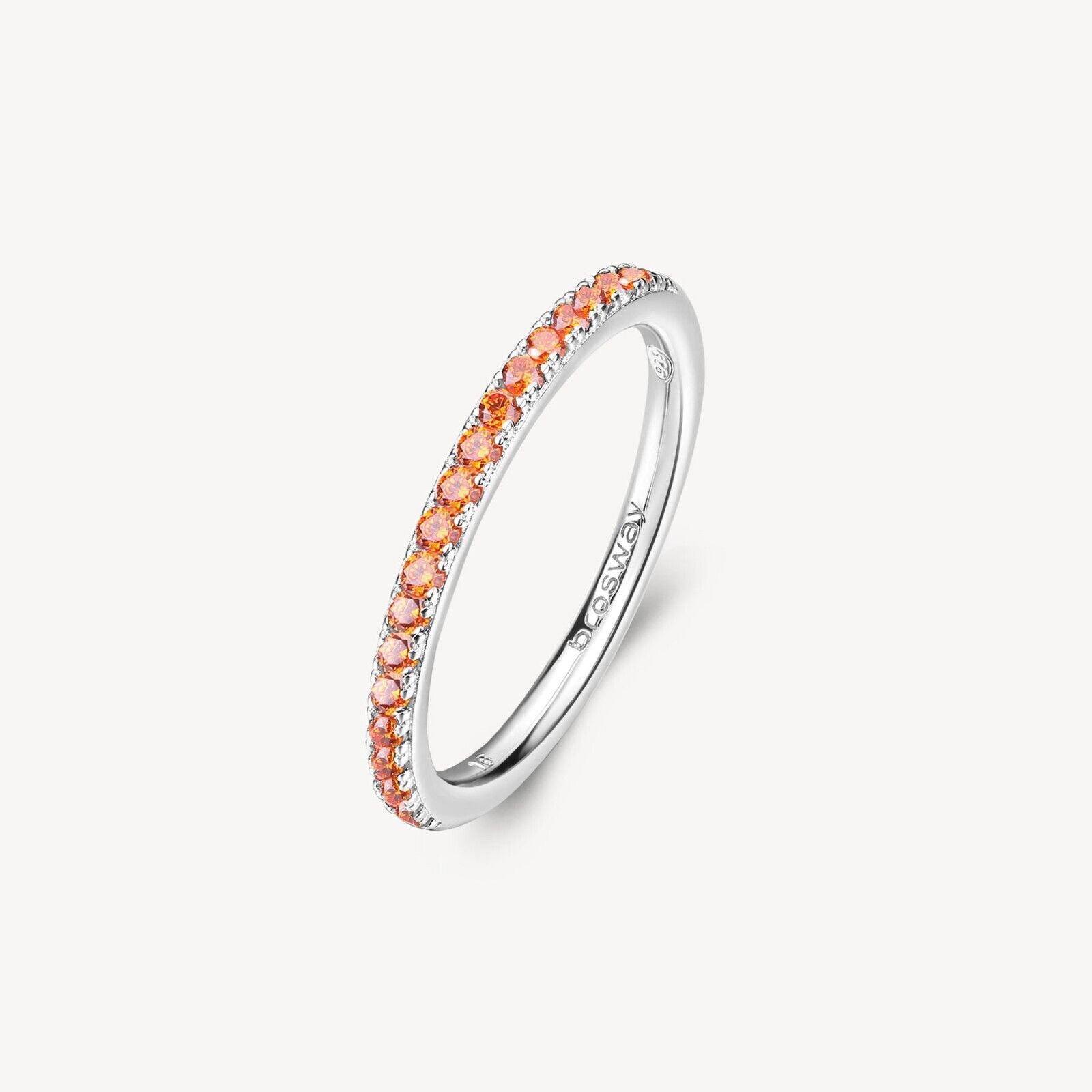 BROSWAY FANCY ANELLO DA DONNA IN ARGENTO 925 E ZIRCONI FVO20D VITAMIN ORANG N.16