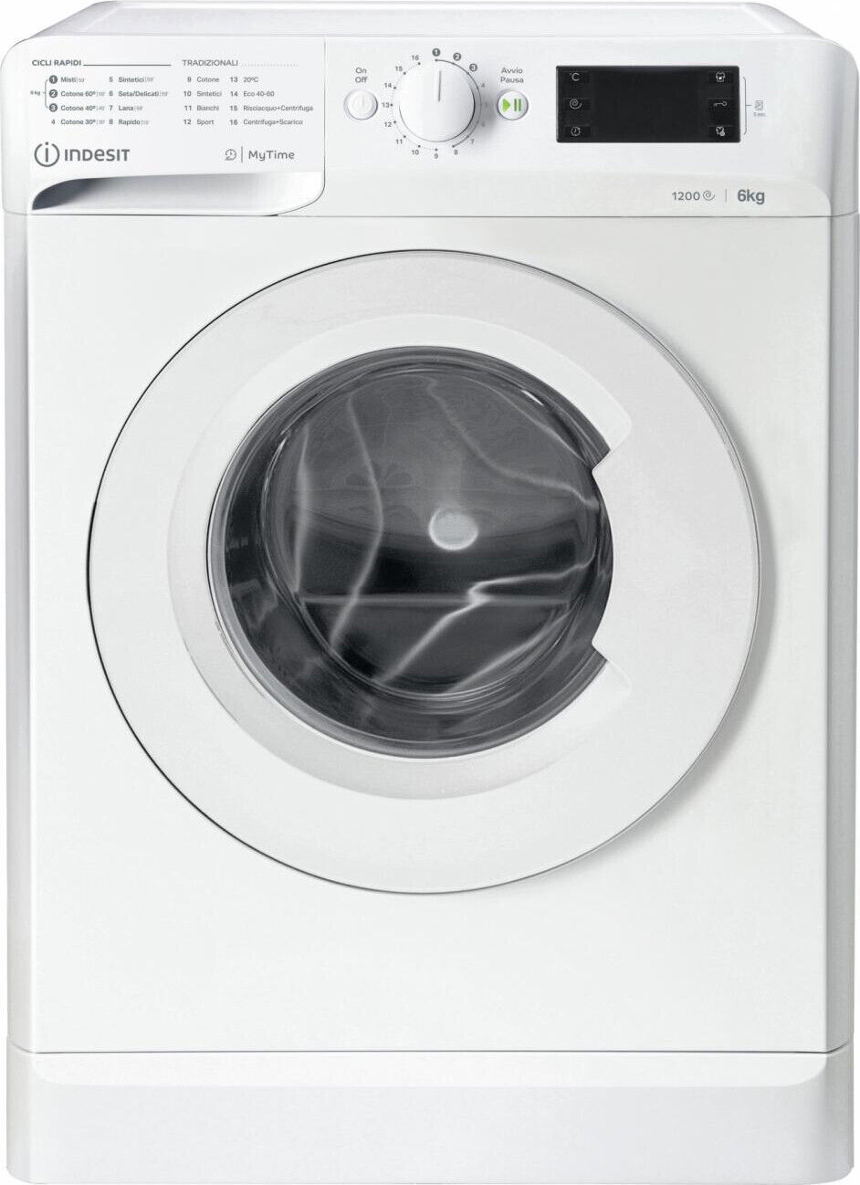 Indesit Lavatrice Slim 6 Kg Classe F 42 cm 1200 Giri MTWSE 61251 W IT