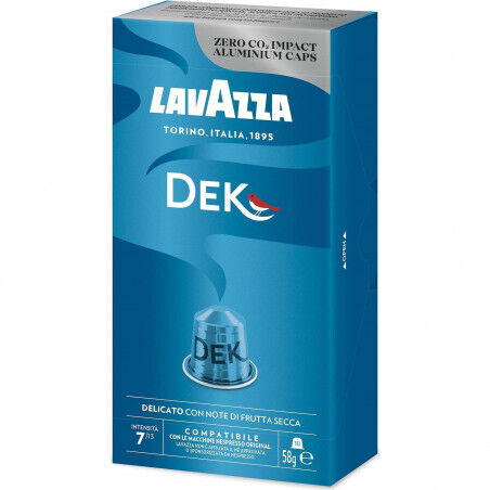 Lavazza Dek Confezione 10 Capsule Caffe Compatibili Nespresso