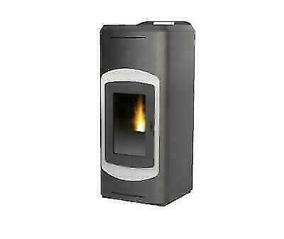 LAMINOX TLV18IRS ROSSO GRETA IDRO LUX TERMOSTUFA A PELLET IDROVENTILATA 19,6 kW