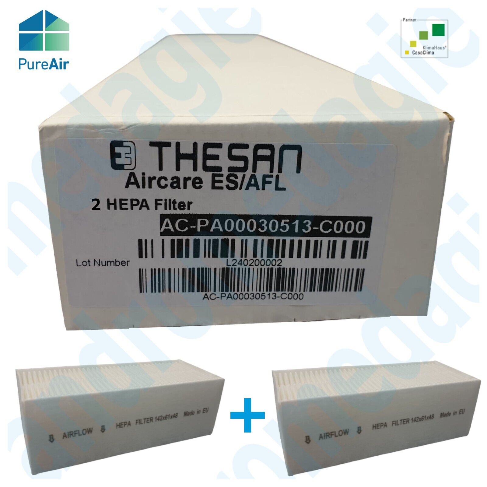 FILTRO HEPA 2 PZ Filtri VMC PureAir PosaClima Thesan originali